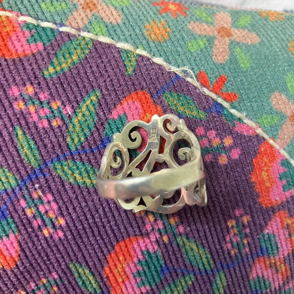 James Avery Open Sorrento Ring | Sterling Silver | Size 7 - Picture 6 of 6